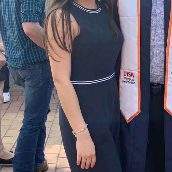 Navy blue banana republic jumpsuit - Picture 5 of 8